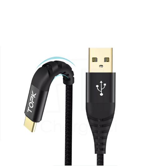TOPK Fast Charging Type-C Charger Cable