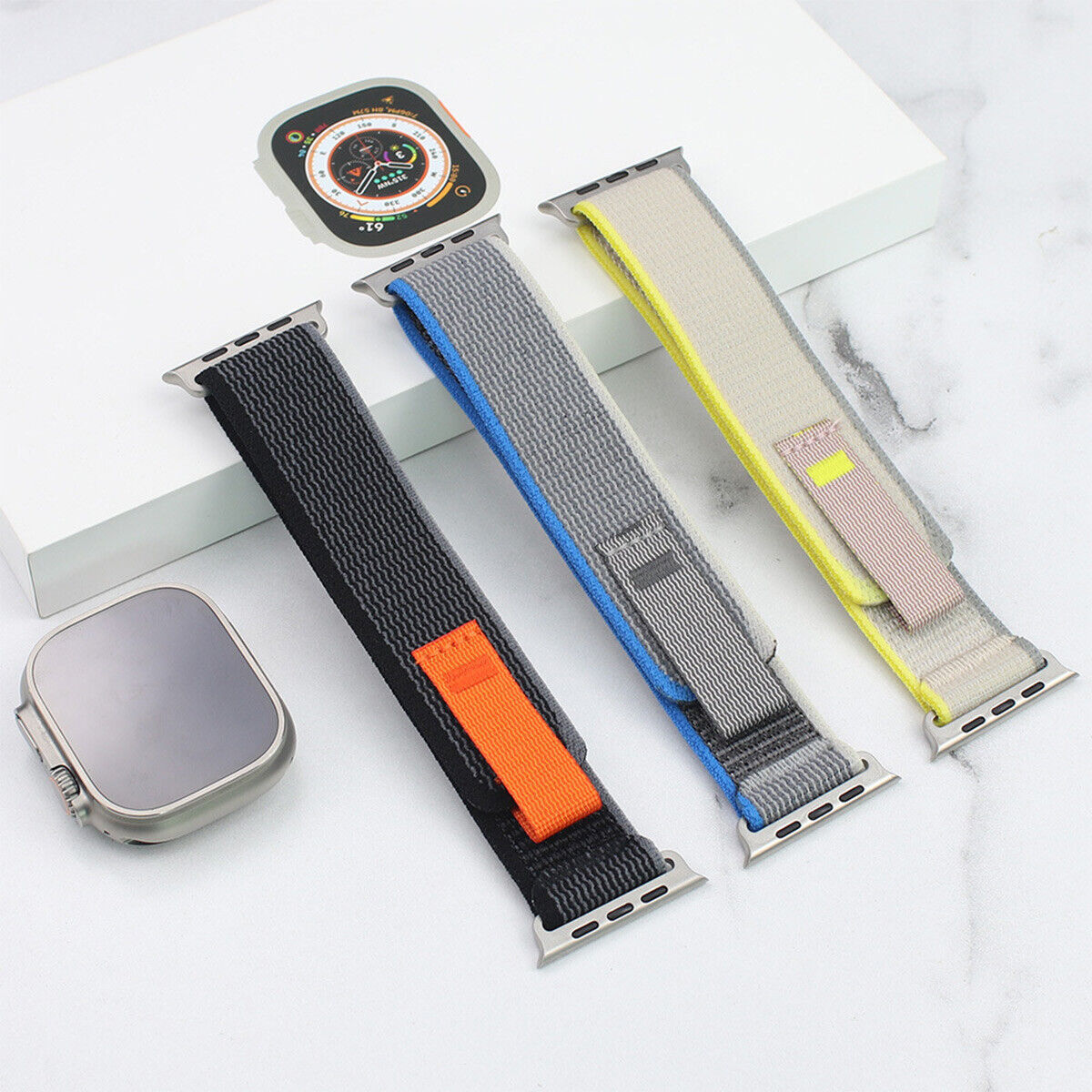 Trail Loop Watch Band Strap For Apple iWatch Ultra 10 9 8 7 6 5 4 3 2 1 SE 49 46 45 44 42 41 40 38 mm