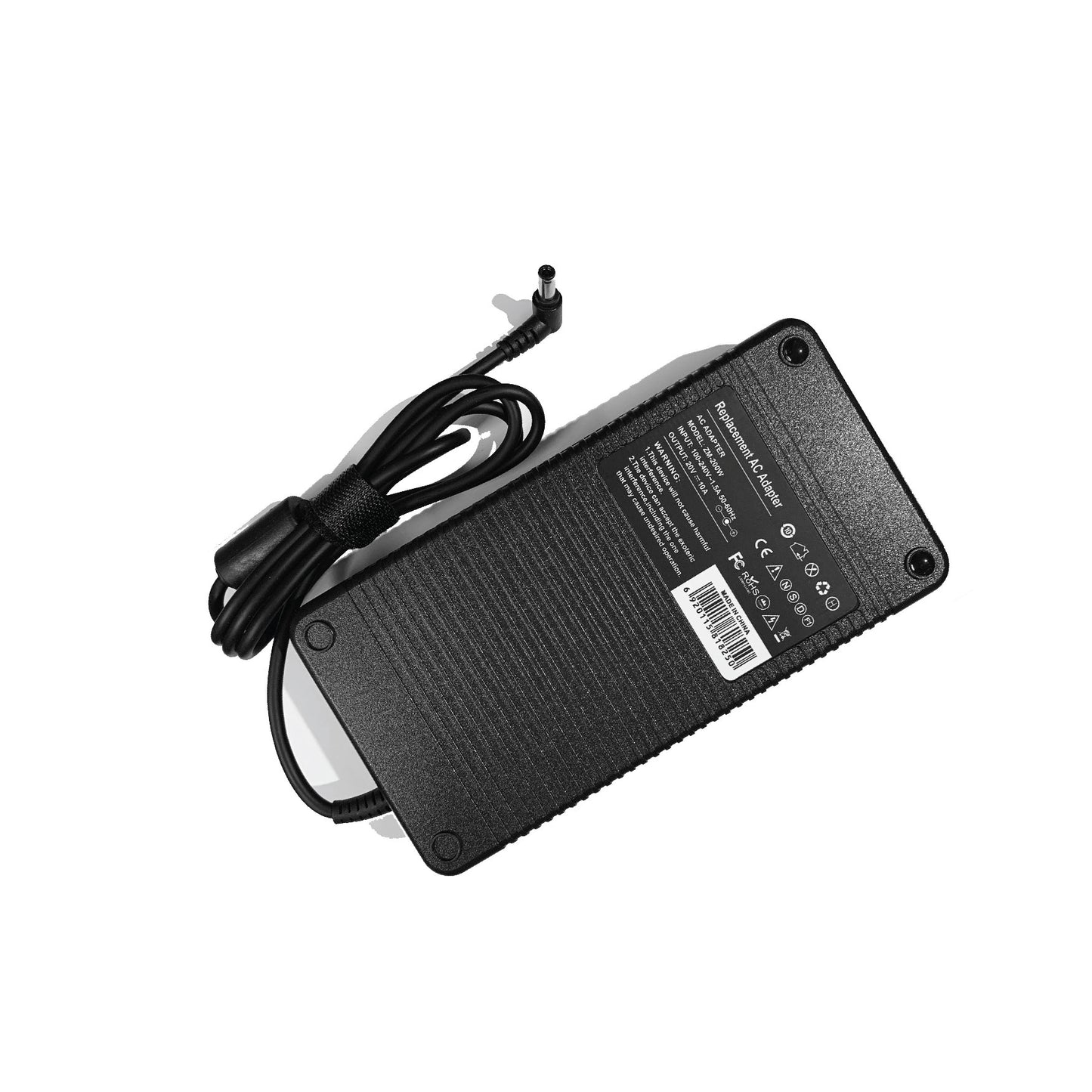 For Asus 200W 20V 10A 6.0*3.7mm Laptop Charger AC Adapter