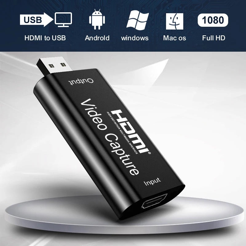 HDMI Video Capture Card USB3.0 Input 4K 1080P UHD For Video/Live Streaming/Games