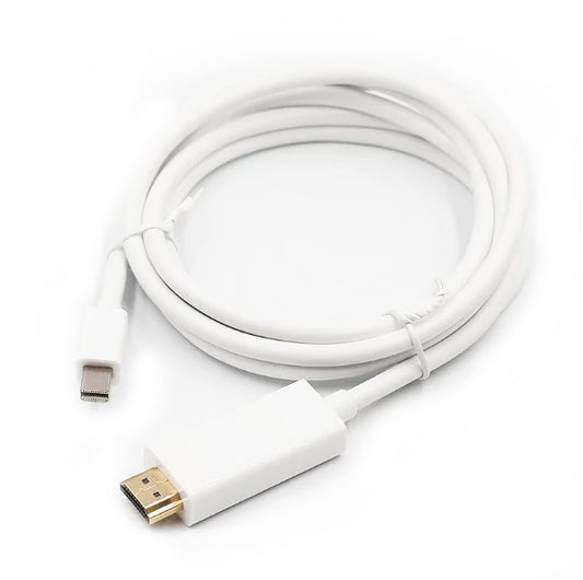 1.8M Mini Display Port DP to HDMI Adapter Cable For MacBook Pro Air Thunderbolt