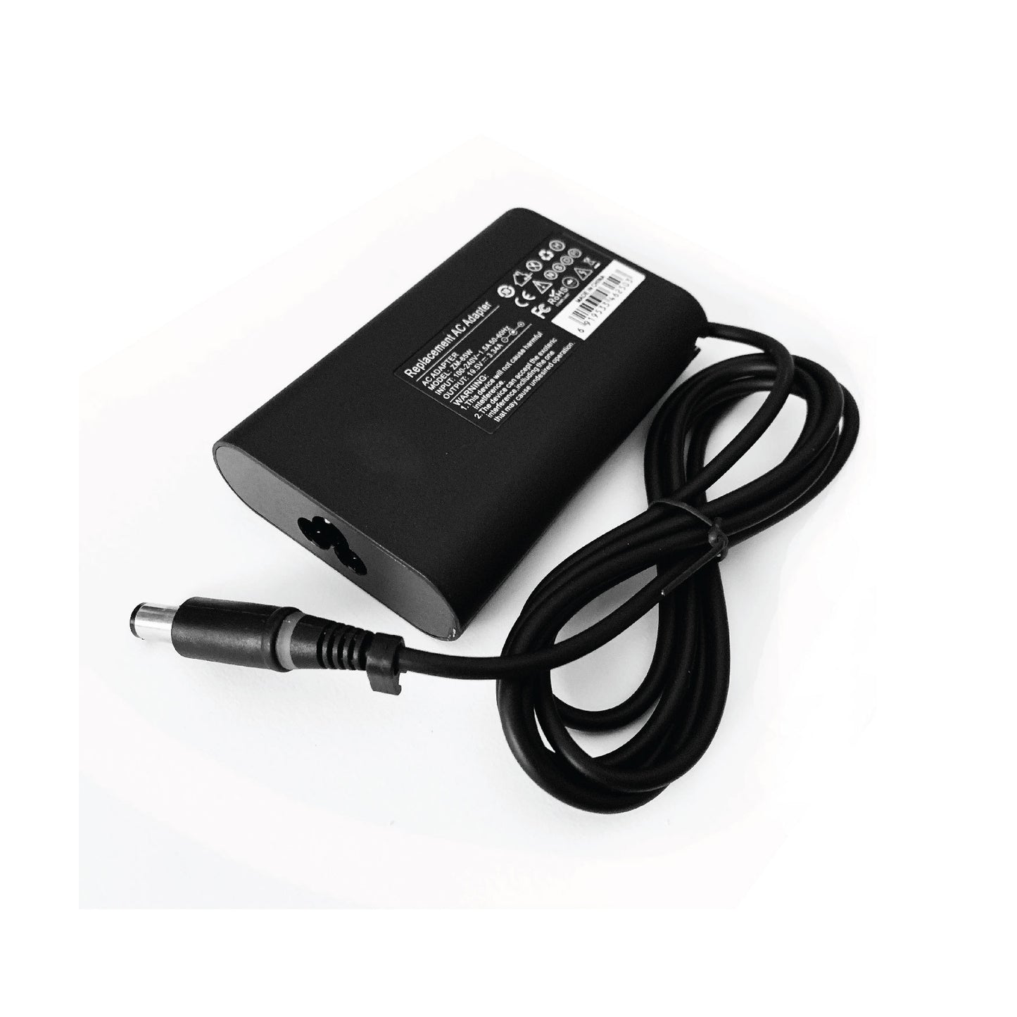 For Dell 65W 19.5V 3.34A 7.4*5.0mm Laptop Charger AC Adapter (Round)