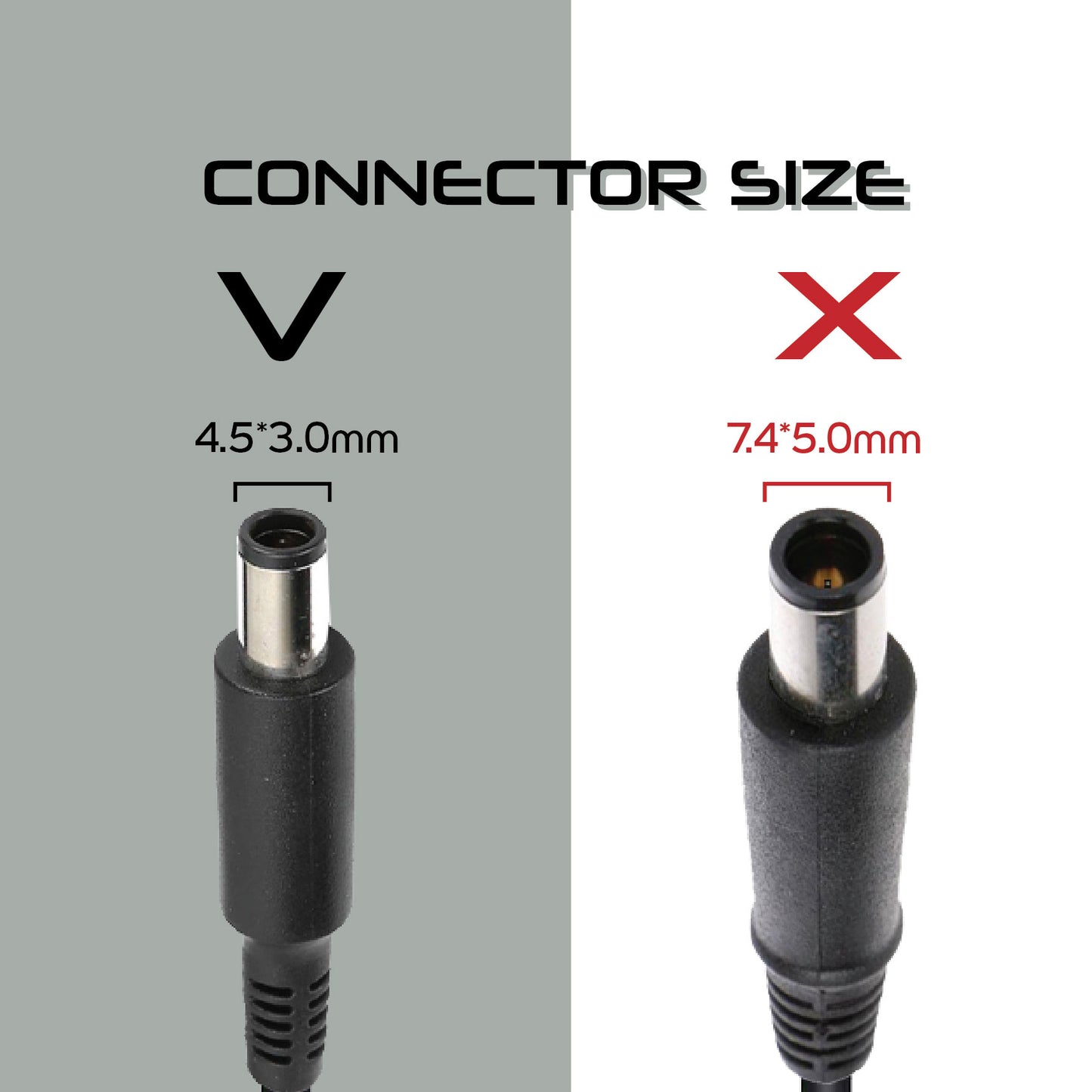 For Dell 65W 19.5V 3.34A 4.5*3.0mm Laptop Charger AC Adapter