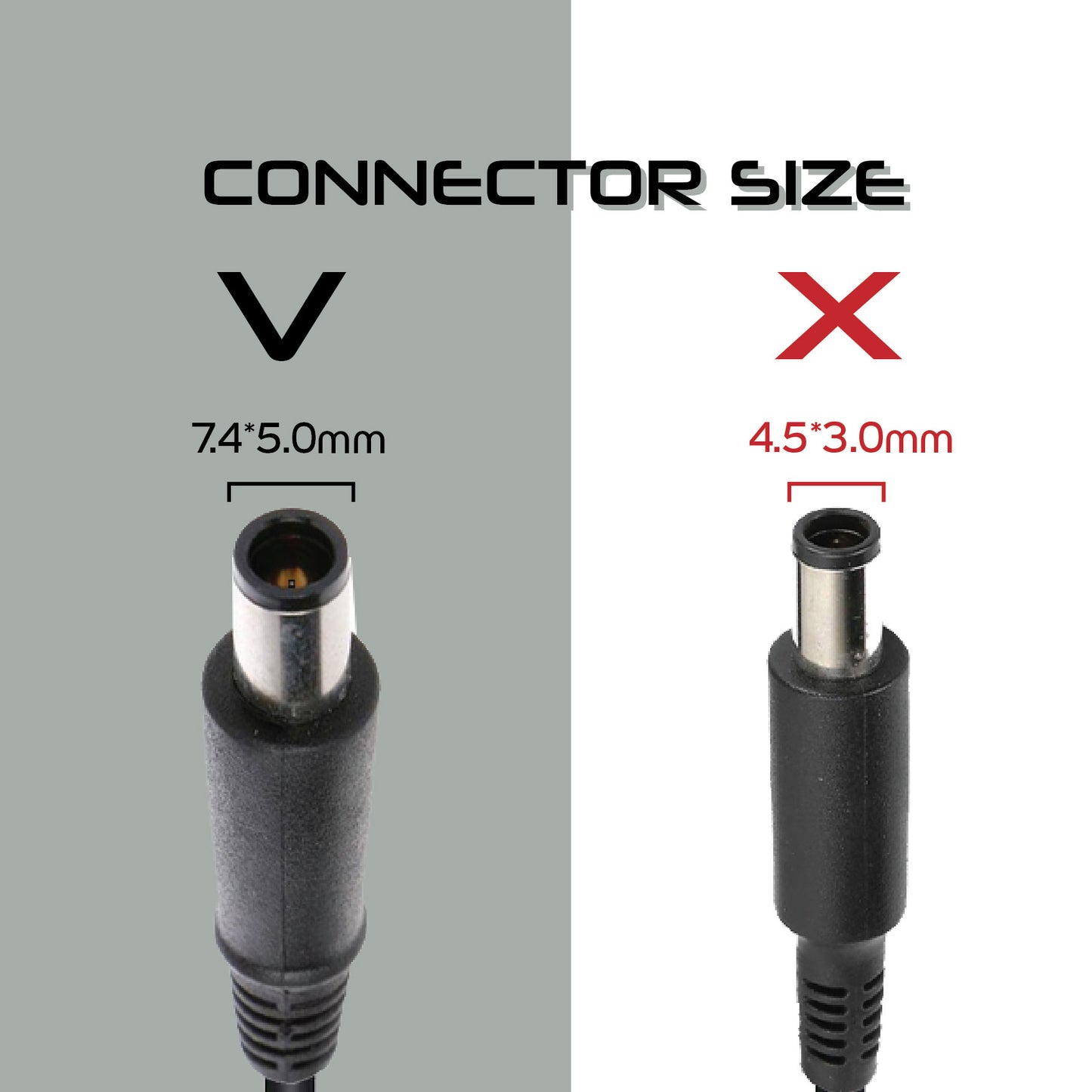 For Dell 65W 19.5V 3.34A 7.4*5.0mm Laptop Charger AC Adapter