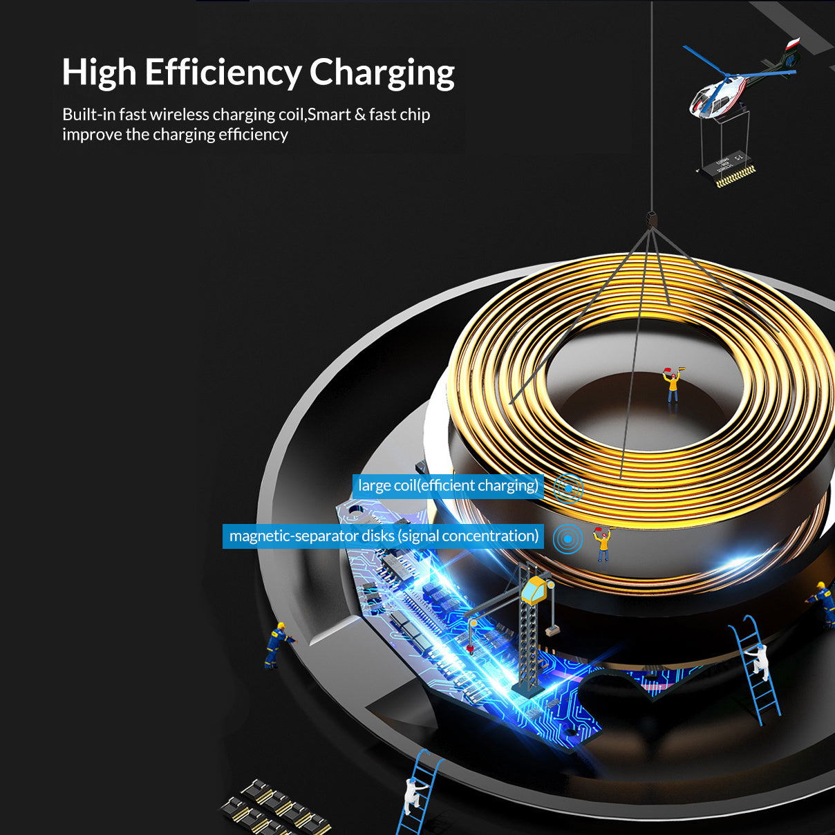 10W Universal QI Wireless Charger Charging