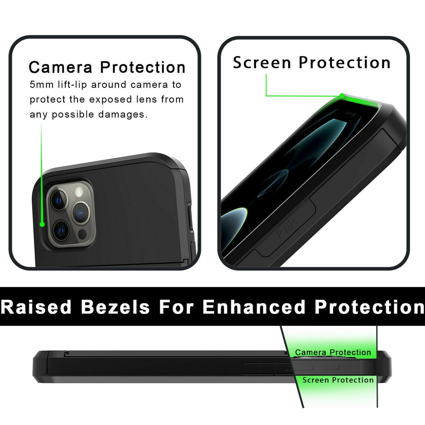 For Apple iPhone 16 Pro XS Max 8 7 Plus XR X Hard Case Wallet Card Slot Cover