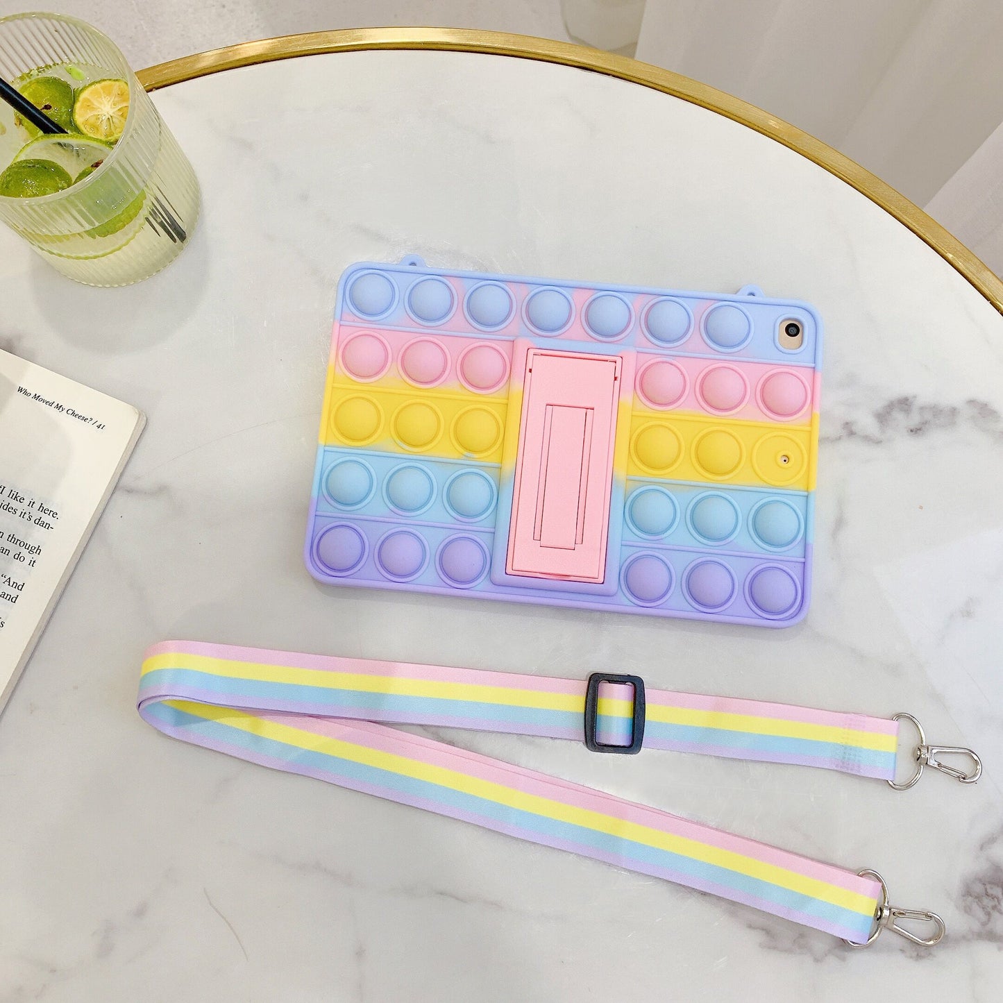 For iPad Pop Fidget Toys Push It Bubble Kids Cover Case iPad Air3 (2019) / Pro 10.5