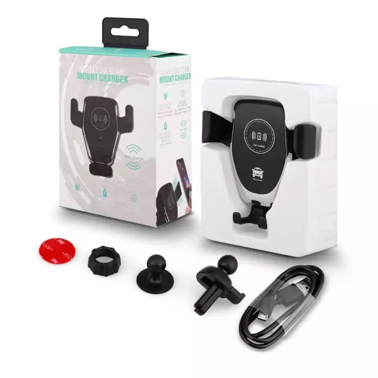 Wireless Car Charger Gravity Phone Holder Mount
