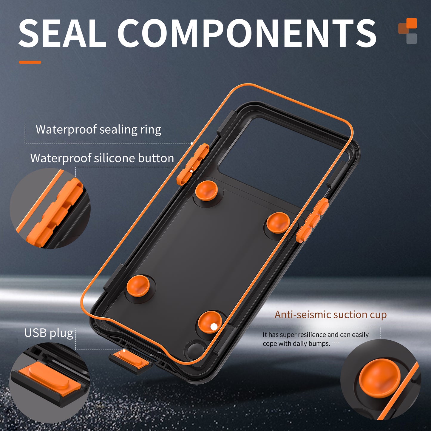 Redpepper Case Underwater Waterproof Phone Case Cover for iPhone 15 14 13 12 Pro Max 16 Plus
