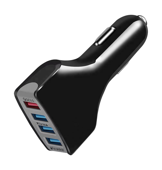 Fast Charge QC3.0 Car Charger 4 USB Ports Power Adapter Cigarette Lighter Socket