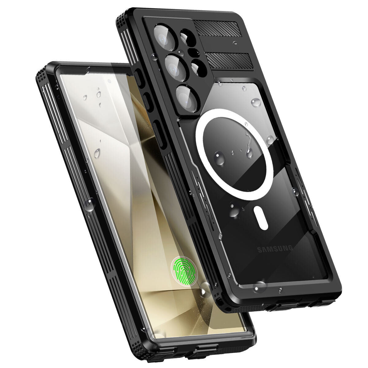 Redpepper Life Waterproof ShockProof Case For Samsung Galaxy S24 Ultra Plus Cover MagSafe Magnetic