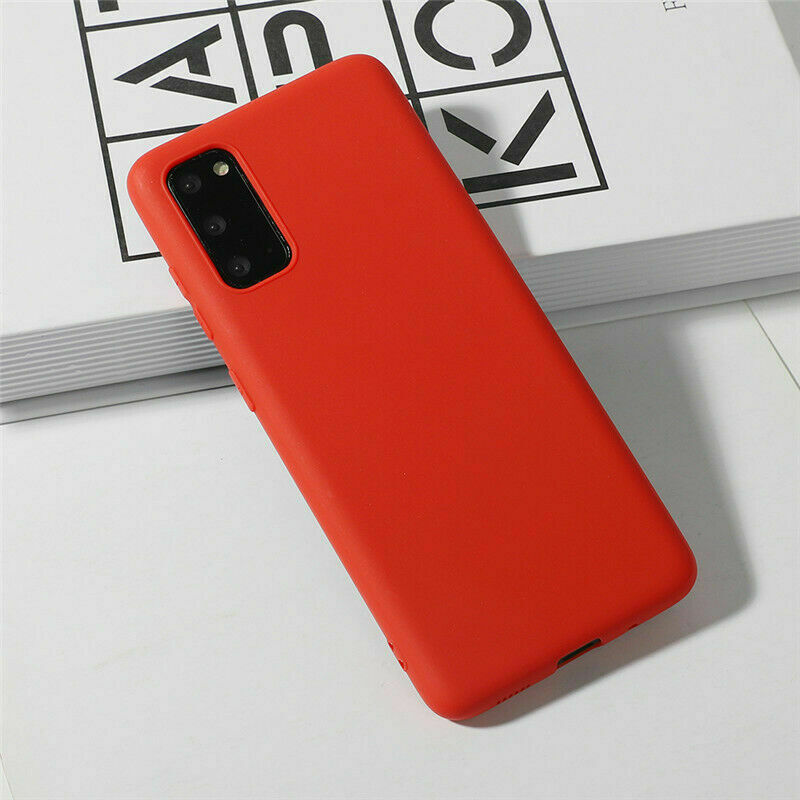 Shockproof Rubber Liquid Silicone Case For Samsung S20 S10 S9 S8 Plus Ultra Note 10 9 8