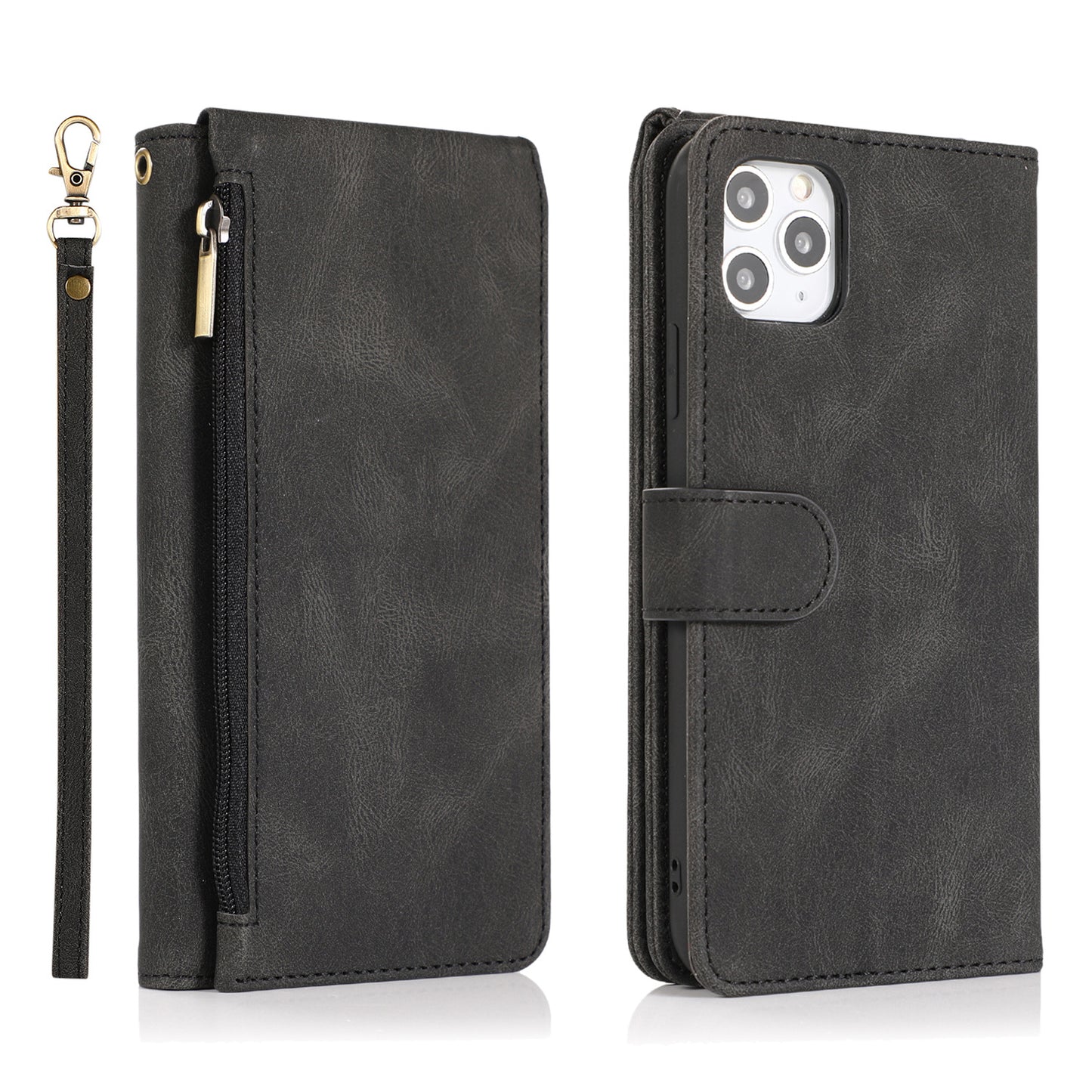 Flip Leather Case For iPhone 13 Series Wallet Card Slot Cover
