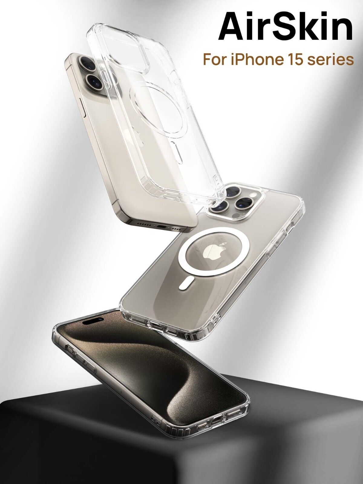 Case Clear Magnetic Shockproof Cover For iPhone 16 15 14 13 12 11 Pro Max Plus Mini