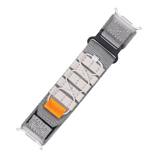 Rugged Military Tactical Nylon Braided Sport Band For Samsung Galaxy Watch Ultra 47mm - Grey
