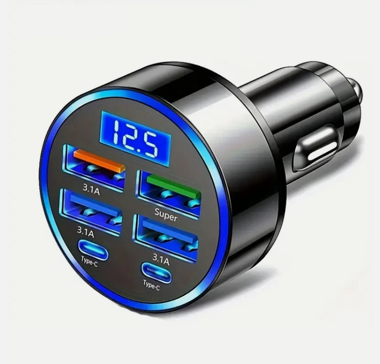 12V Dual QC3.0 Car Charger Socket Fast USB Power Adapter for Phone Tablet GPS Dash Cam SUV Truck