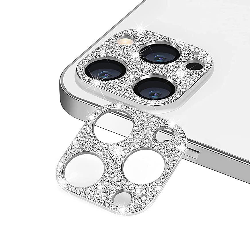 Camera Lens Protector Cover Bling Rhinestone Diamond For iPhone