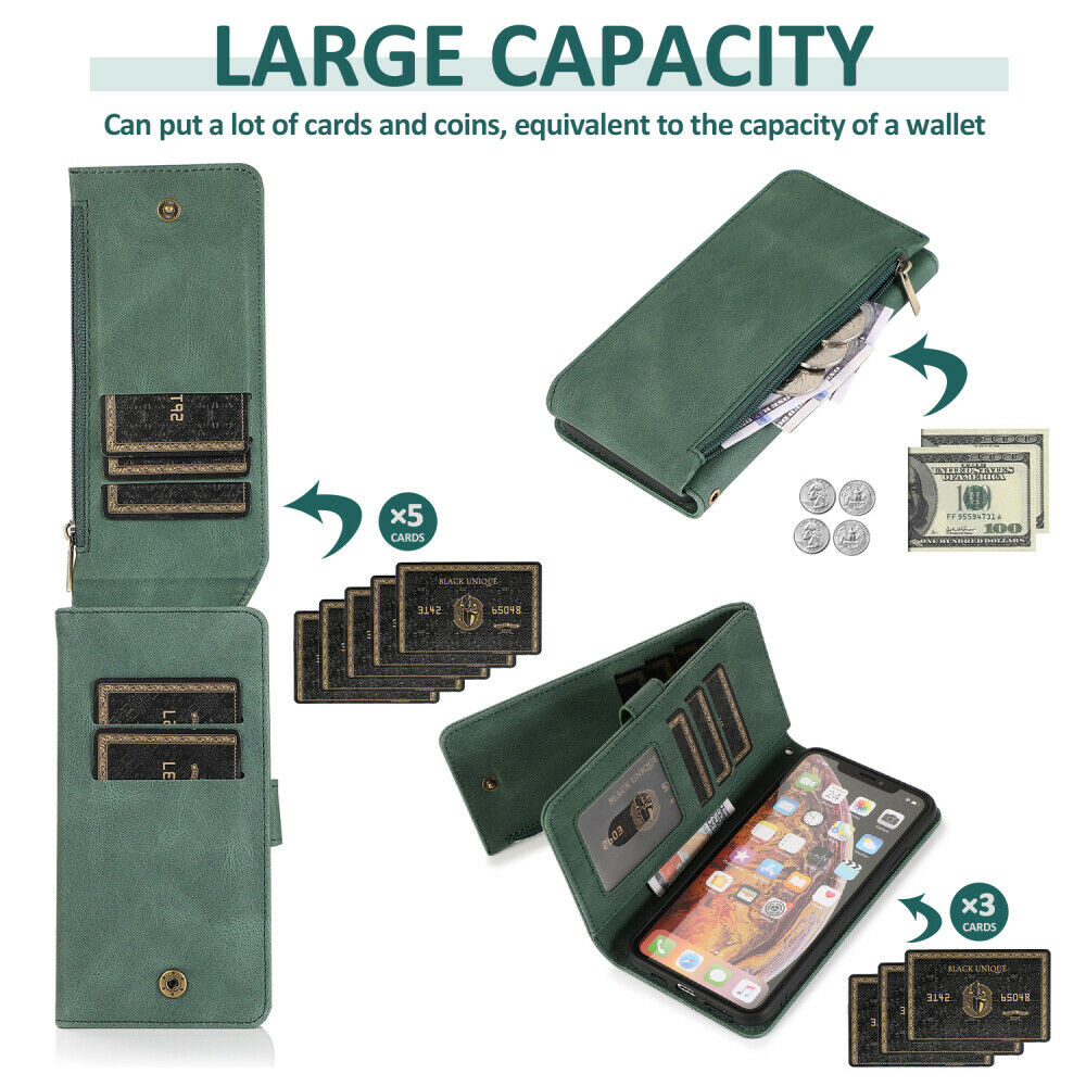 Flip Leather Case For iPhone 13 Series Wallet Card Slot Cover