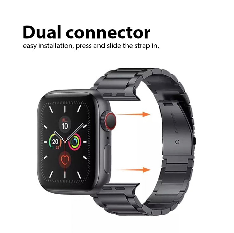Stainless Steel Metal Watch Band Strap For Apple iWatch Ultra 10 9 8 7 6 5 4 3 2 1 SE 49 46 45 44 42 41 40 38 mm