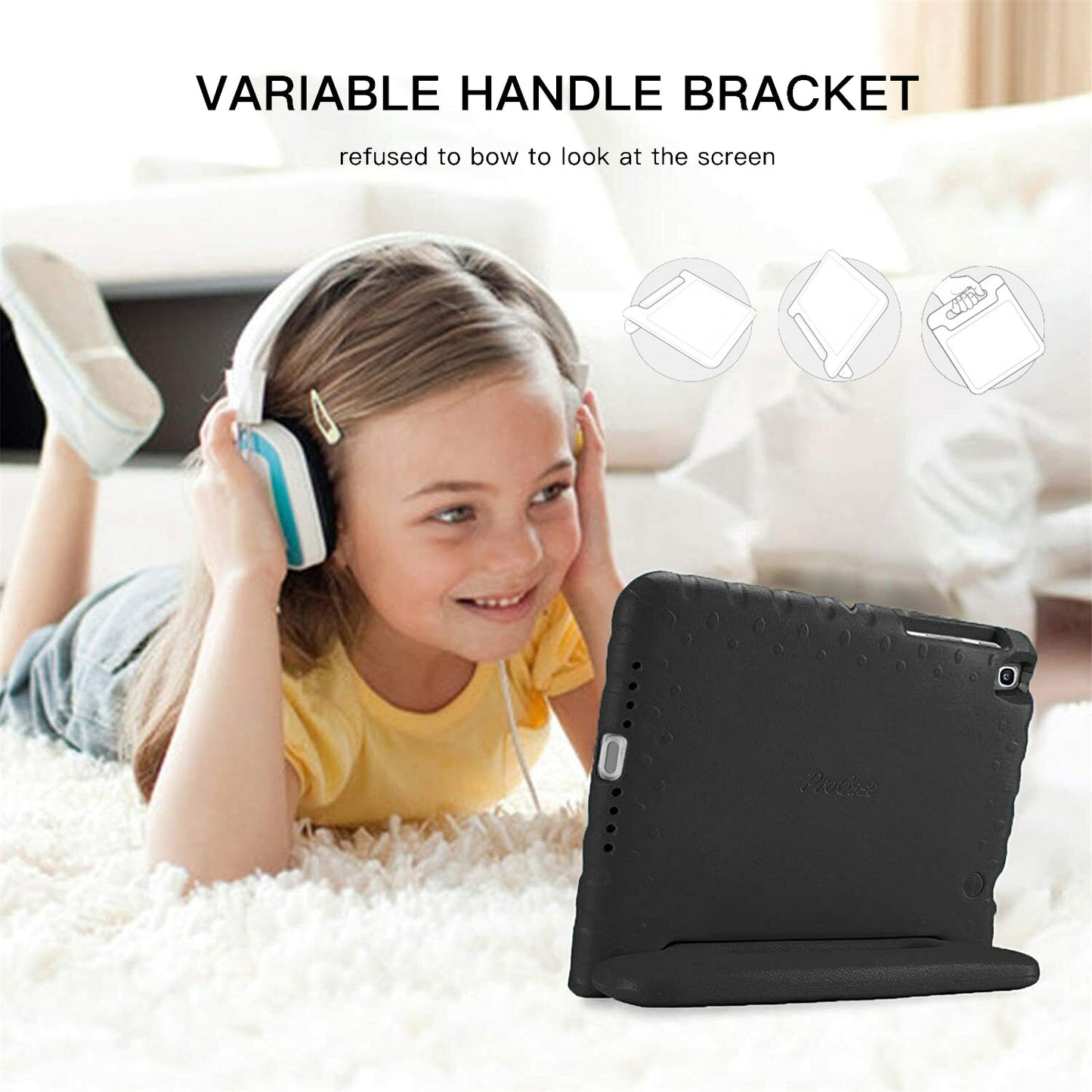 For Samsung Tab EVA Shockproof Kids Cover Case