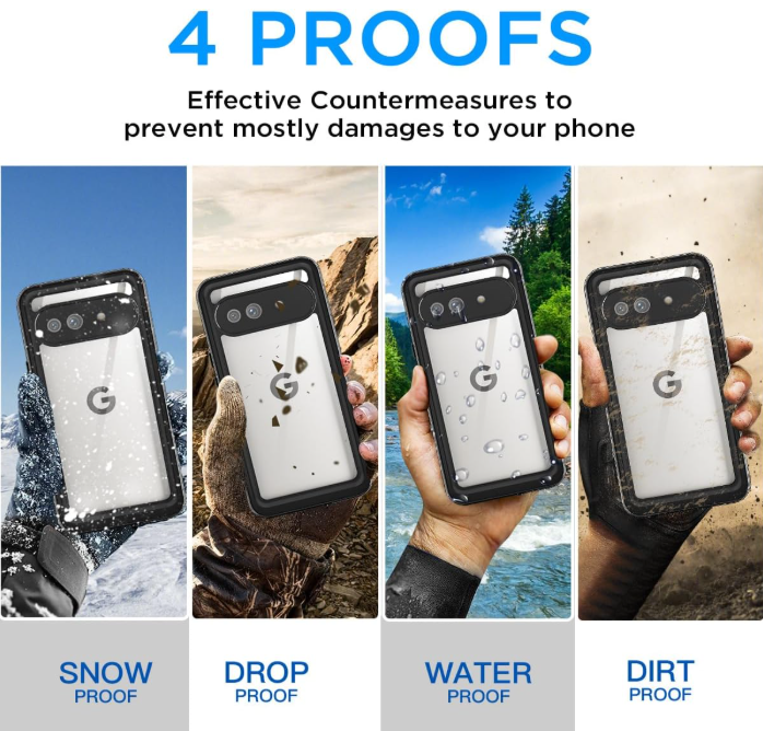 Redpepper Case Life Cover Waterproof Dust Shockproof For Google Pixel 9A