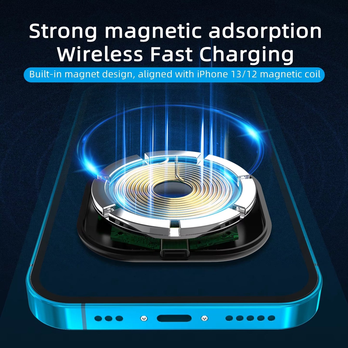 15W Car Mount Wireless Charger Magnetic MagSafe