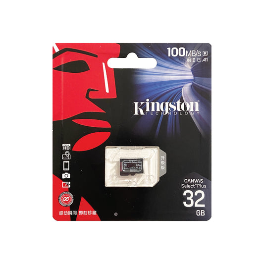 Kingston Canvas Select Plus 32GB Micro SD Card SDHC UHS-I Mobile Phone TF Memory Card 100Mb/s