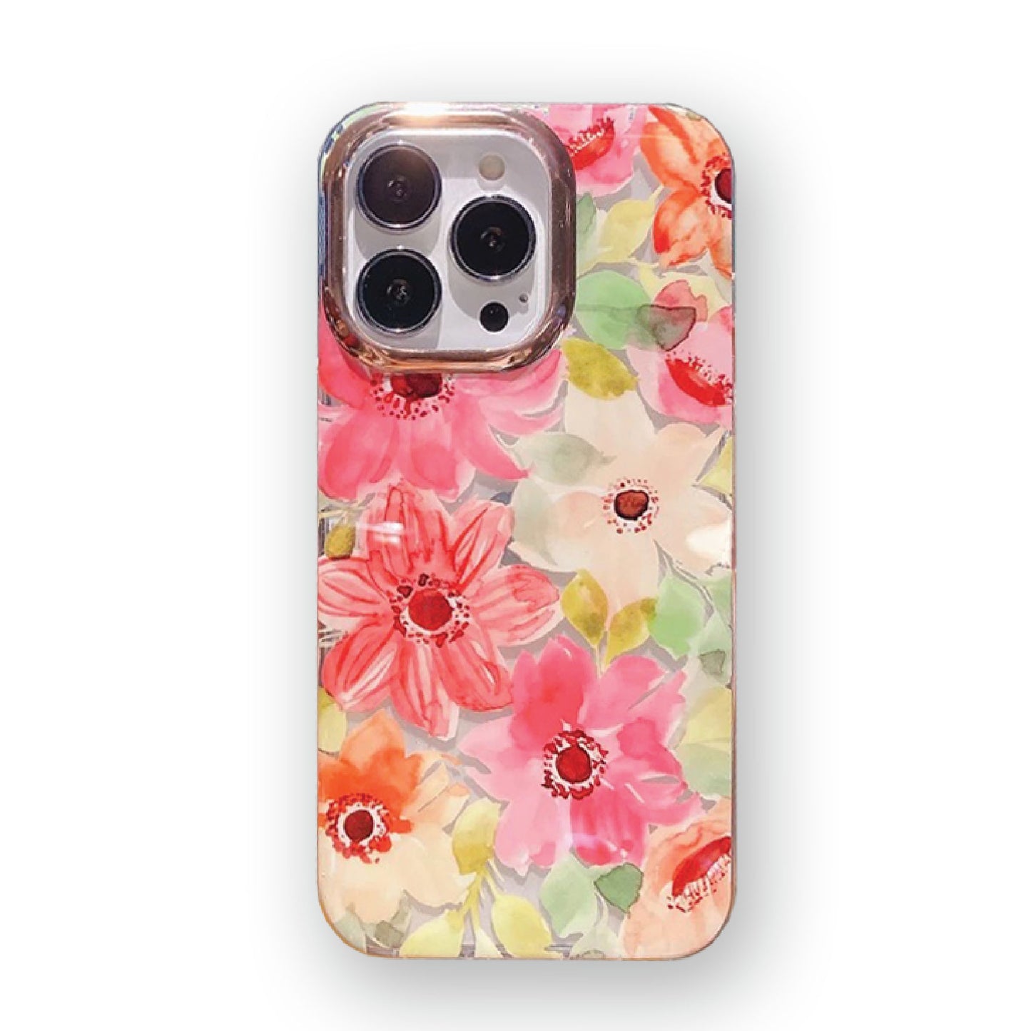 For iPhone 13 12 11 Pro Max Shockproof Case Glitter Flower Floral Bling Cover