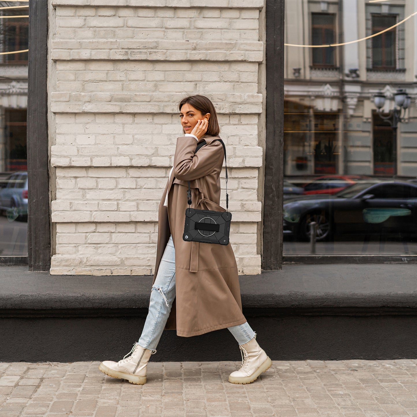 Rugged Stand Hard Case Shockproof Cover Strap For iPad 7/8/9 gen 10.2" (2019/2020/2021)