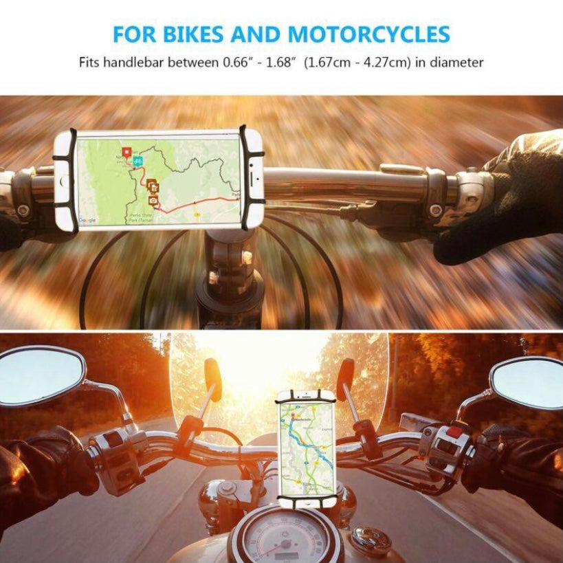 Universal Motor Bike Scooter Stroller Handlebar Mount Holder Cradle For Phone