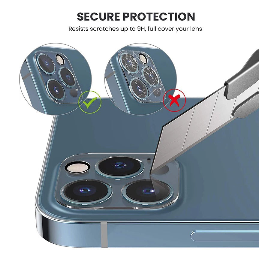 Camera Lens Tempered Glass Screen Protector For iPhone