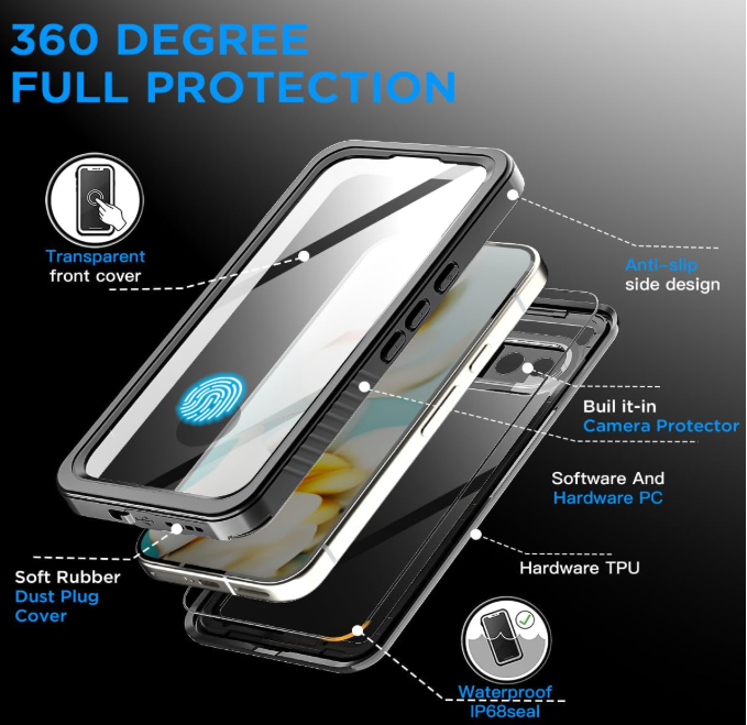 Redpepper Case Life Cover Waterproof Dust Shockproof For Google Pixel 9A