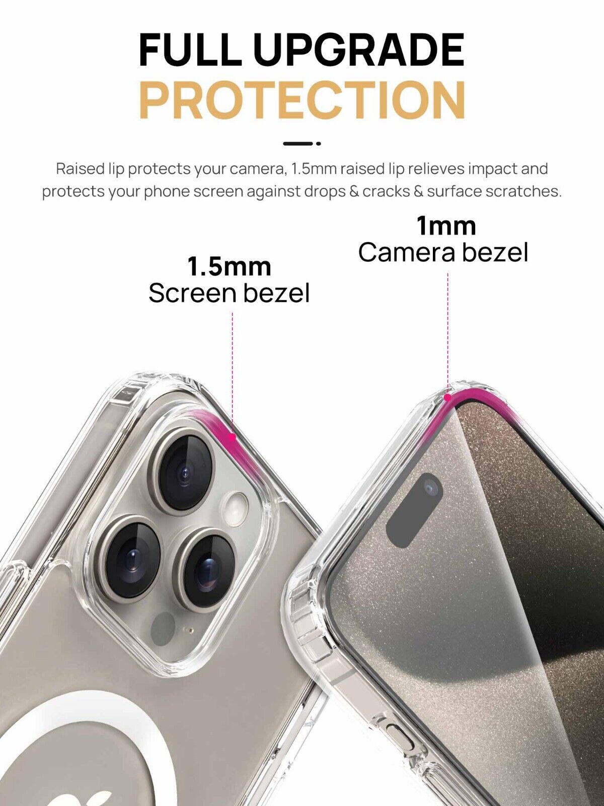 Case Clear Magnetic Shockproof Cover For iPhone 16 15 14 13 12 11 Pro Max Plus Mini