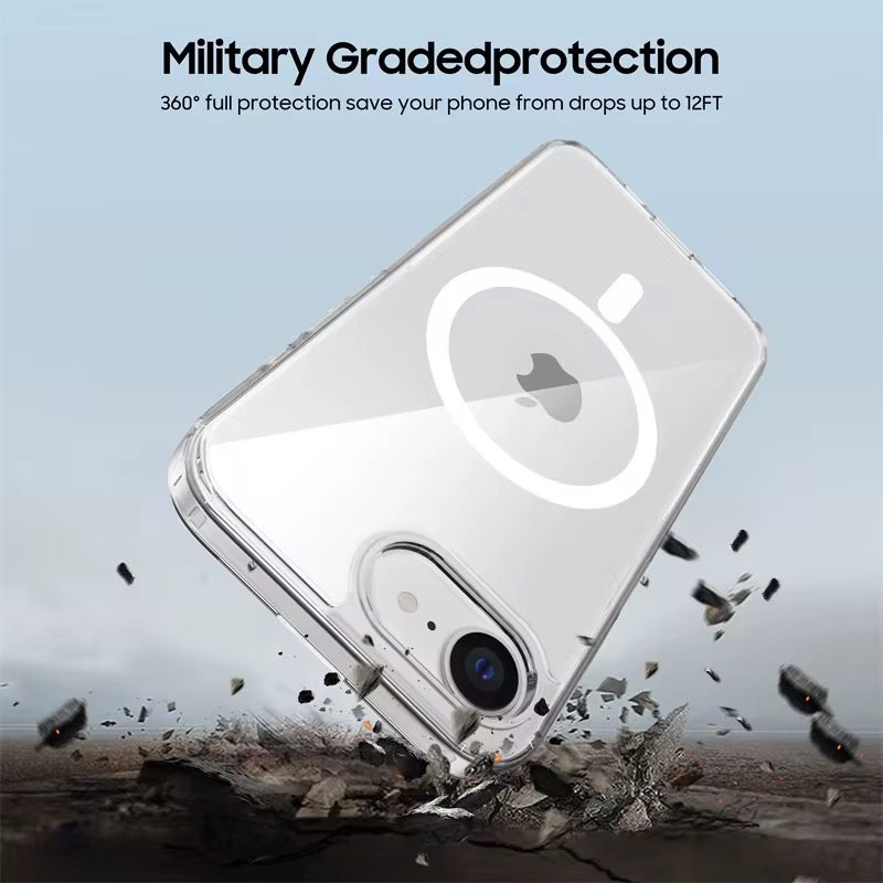 Case Clear Magnetic Shockproof Cover For iPhone 16e