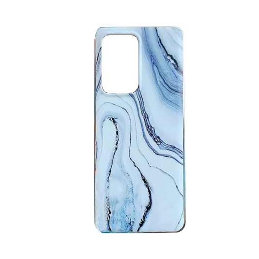 For Samsung Galaxy Blue Ocean Marble Shockproof Cover Silicone Phone Case
