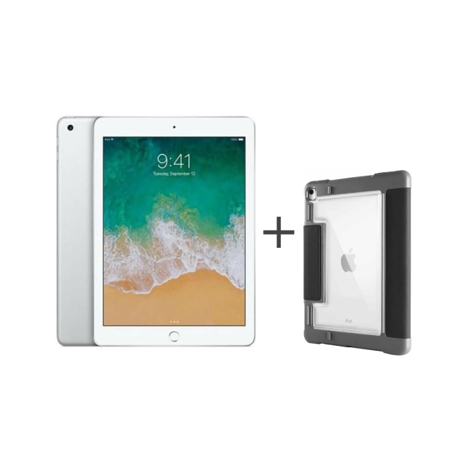 Apple iPad 6th 9.7" 32GB Wifi (Silver) | Flip Case Included | Refurbished Good