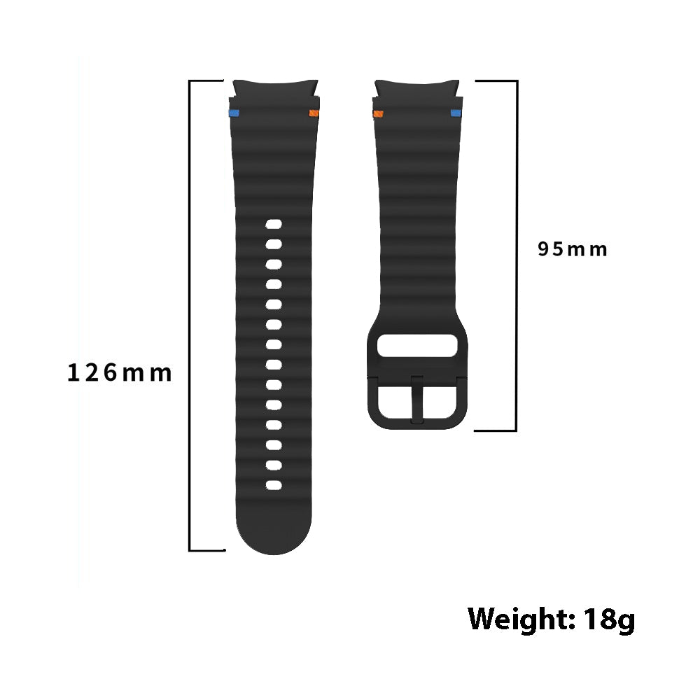 Sport Silicone Watch Band Wave Strap 20mm For Samsung Galaxy Watch