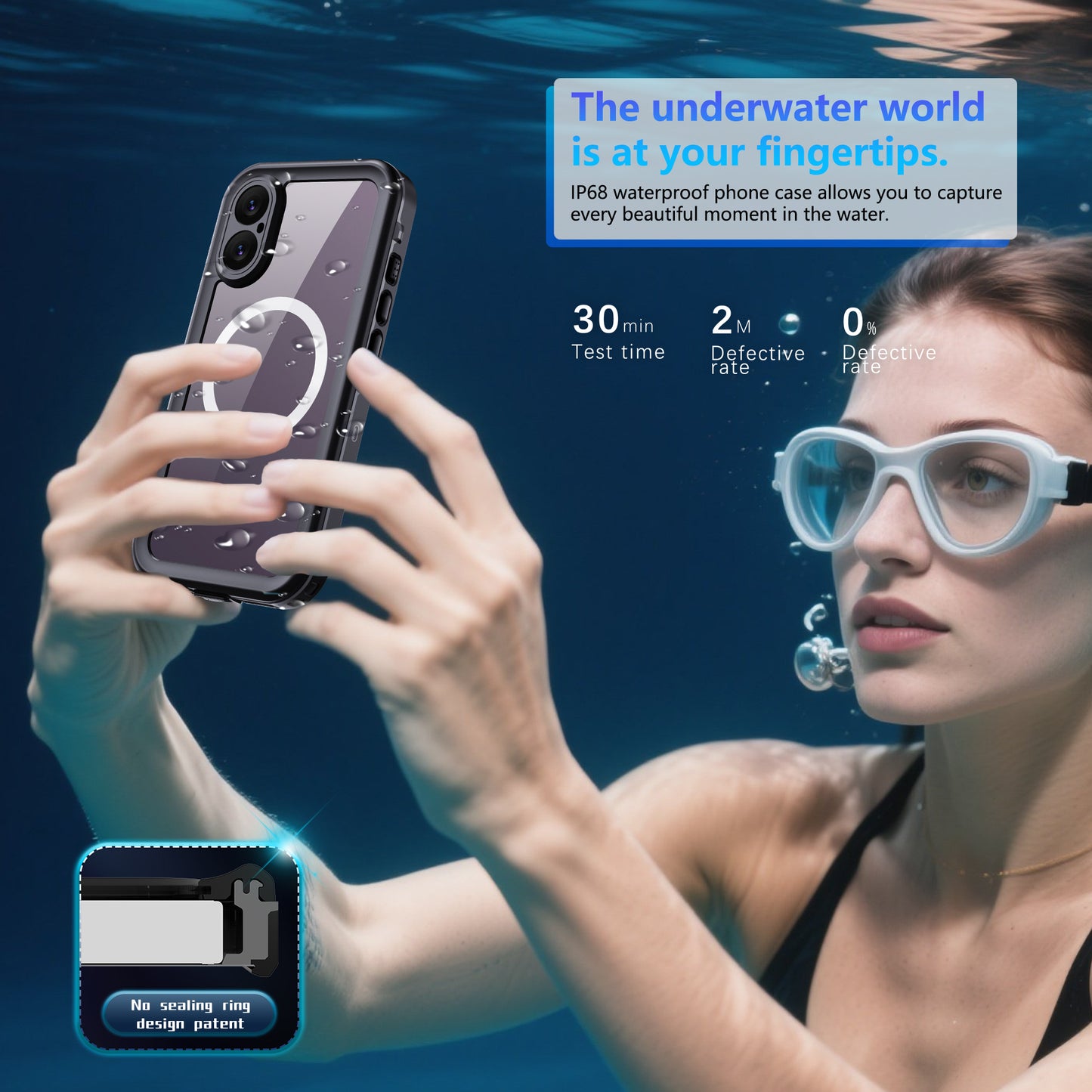 Redpepper Case Life Waterproof ShockProof Cover For iPhone 17 (6.3”)