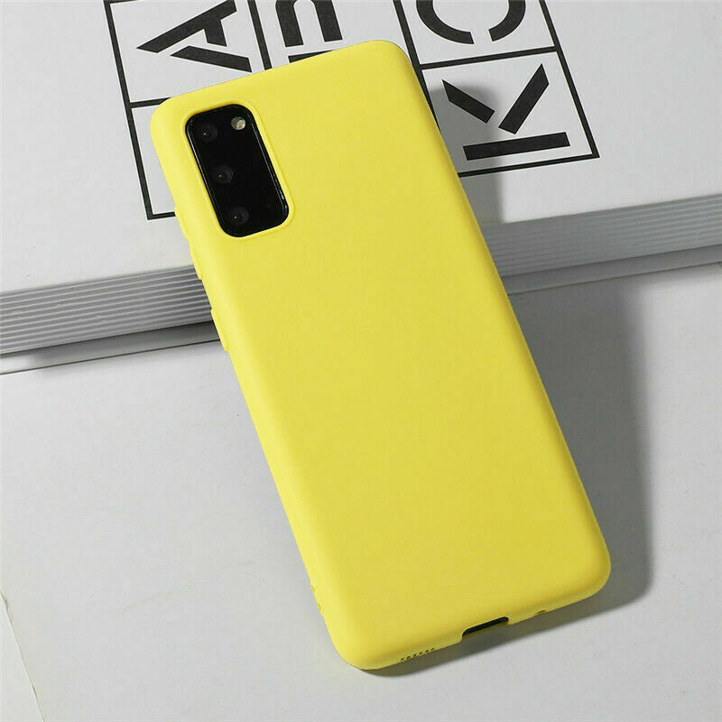 Shockproof Rubber Liquid Silicone Case For Samsung S20 S10 S9 S8 Plus Ultra Note 10 9 8