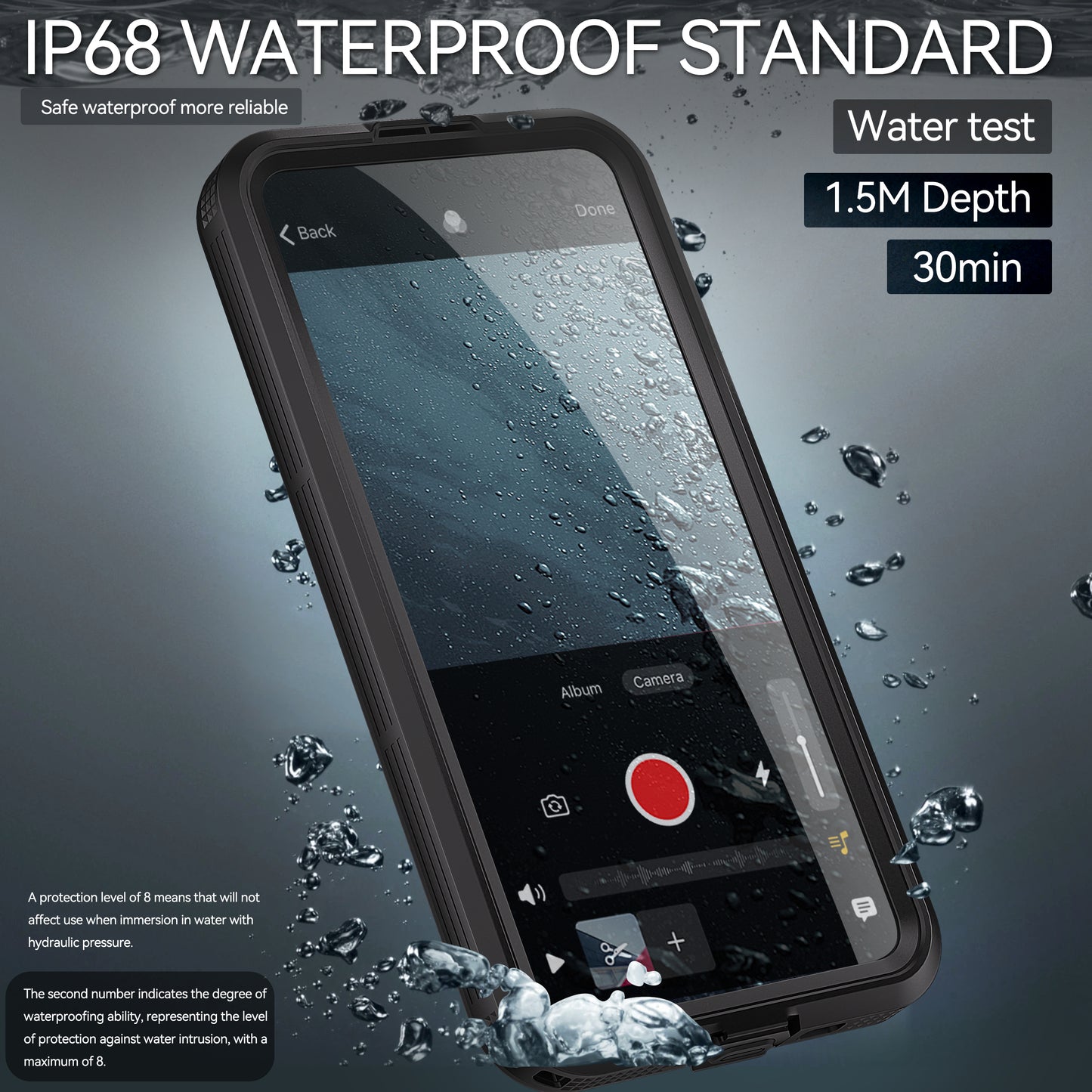 Redpepper Case Life Cover Waterproof Dust Shockproof For Samsung Galaxy S25 Plus