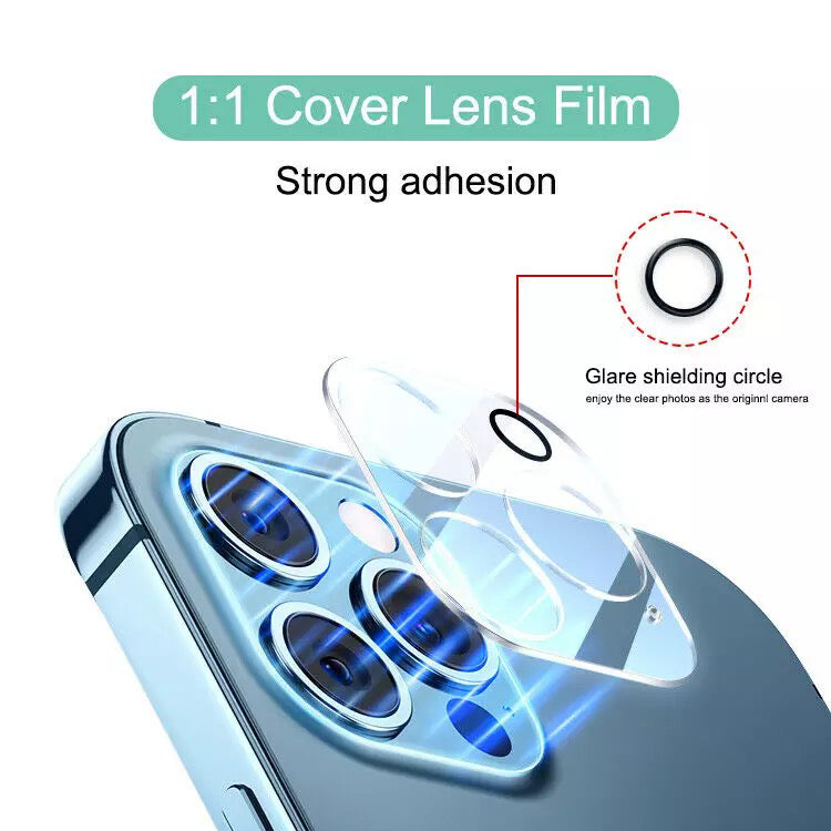 Camera Lens Tempered Glass Screen Protector For iPhone