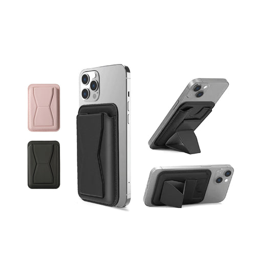 2-in-1 Magnetic Wallet MagSafe Card Holder Kickstand For Phone