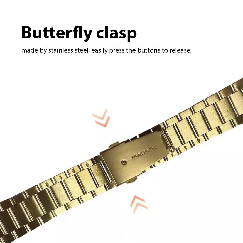 Stainless Steel Metal Watch Band Strap For Apple iWatch Ultra 10 9 8 7 6 5 4 3 2 1 SE 49 46 45 44 42 41 40 38 mm