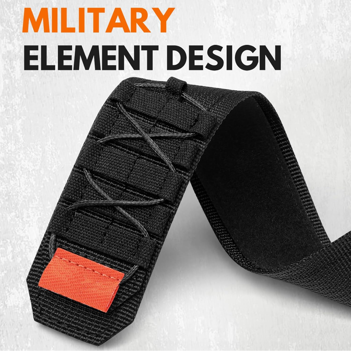 Rugged Military Tactical Nylon Braided Sport Band For Samsung Galaxy Watch Ultra 47mm - Black