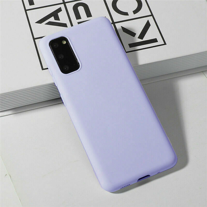 Shockproof Rubber Liquid Silicone Case For Samsung S20 S10 S9 S8 Plus Ultra Note 10 9 8