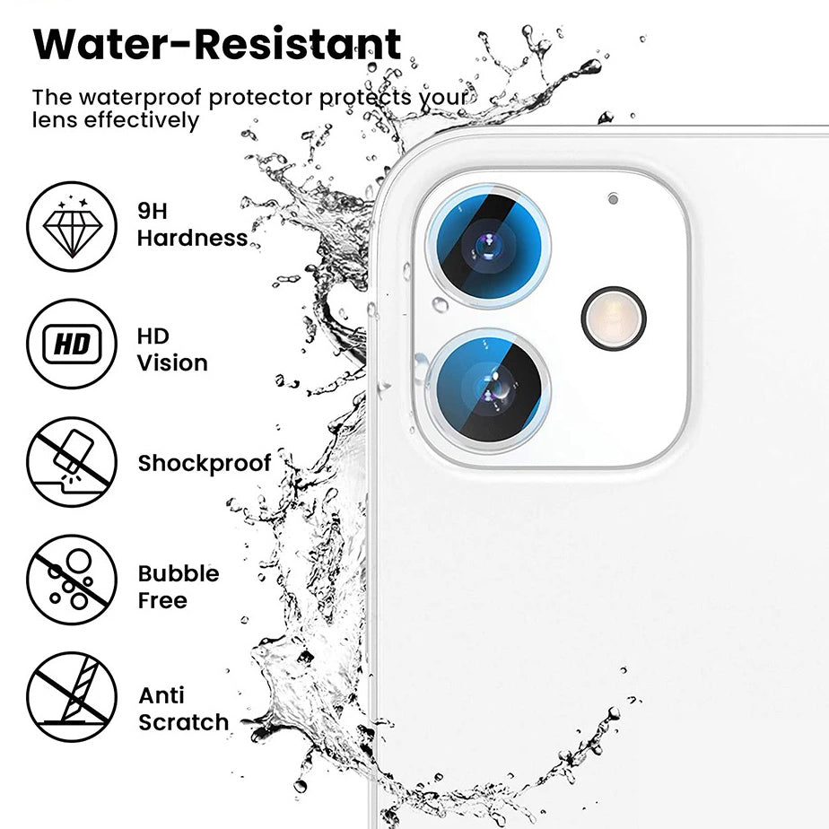 Camera Lens Tempered Glass Screen Protector For iPhone