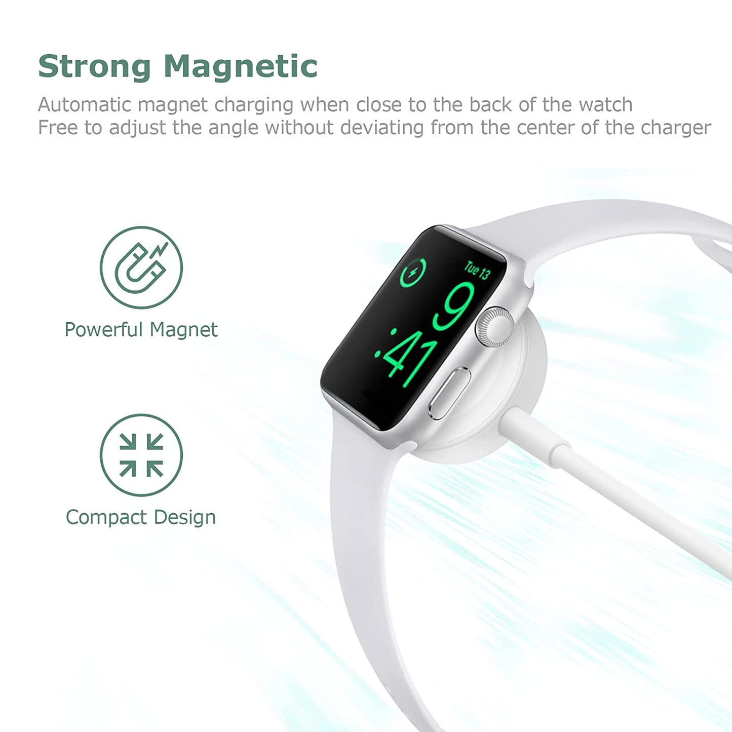For Apple Watch iWatch Ultra 10 9 8 7 6 5 4 3 2 1 SE Magnetic Charger Charging Cable Fast