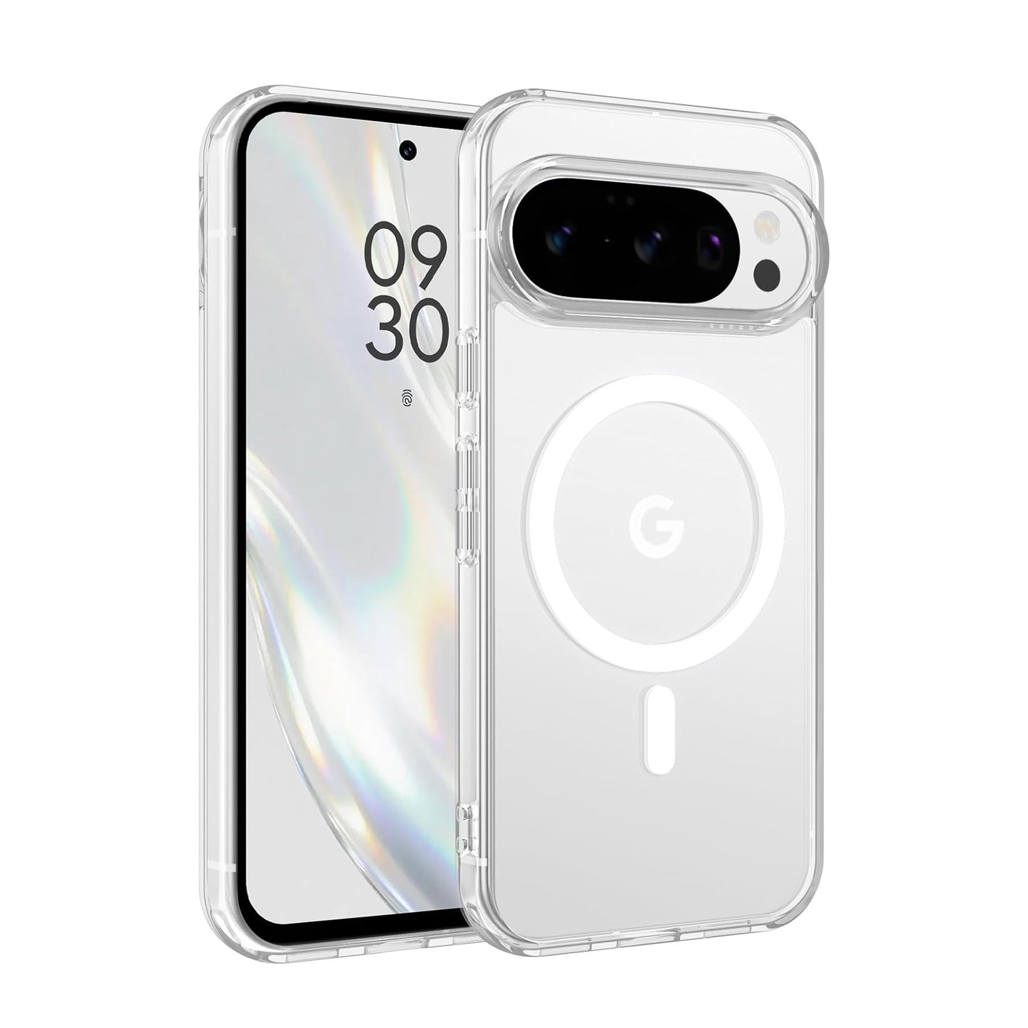 Magnetic Clear Case for Google Pixel 10 / 10 Pro MagSafe Compatible Anti-Scratch Transparent Protective Cover