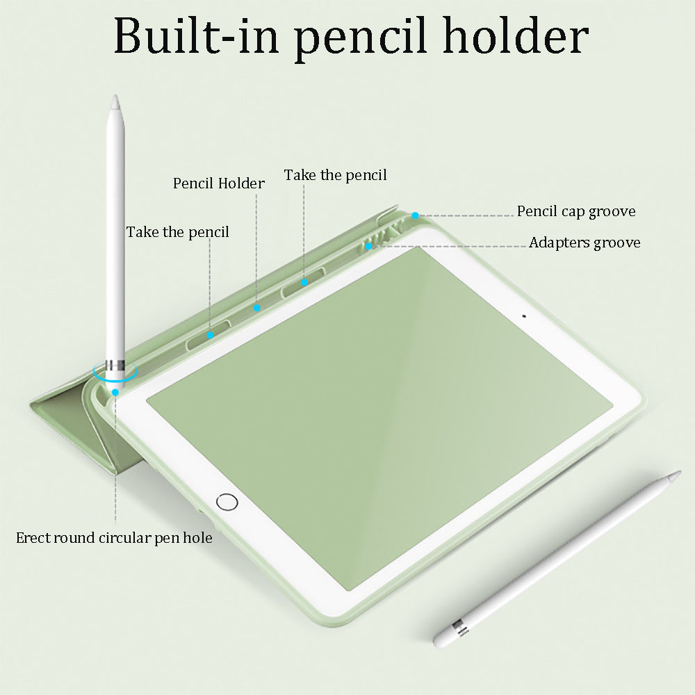 For iPad Foldable Smart Cover Flip Case