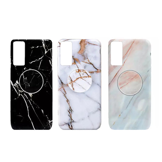 For Samsung Galaxy Marble Cover Silicone Phone Case Pop S20 S10 S9 S8 Plus Ultra Note 10 9 8